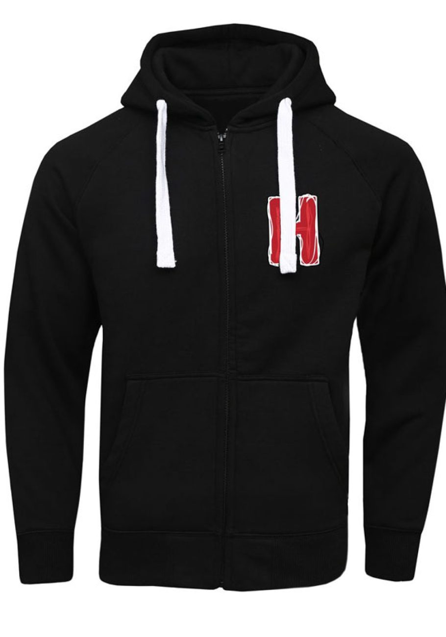 Hetland-zip-svart-front
